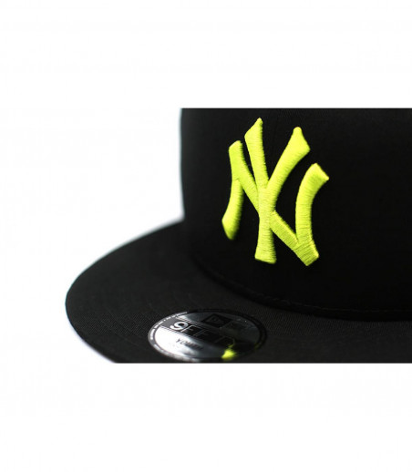 snapback NY noir jaune